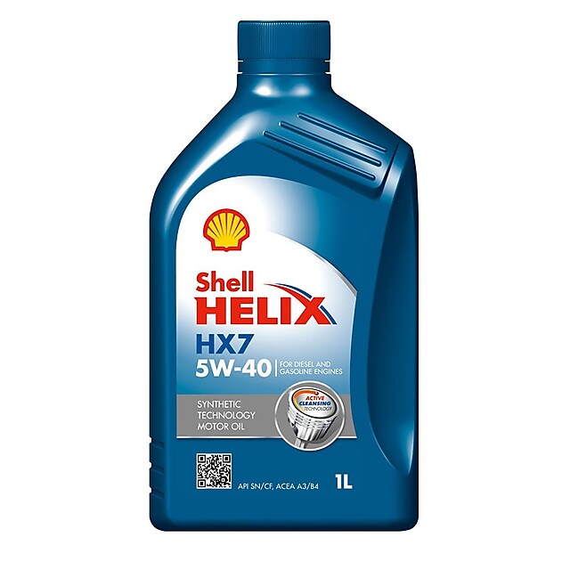 روغن موتور شل SHELL HELIX HX7 5W-40 یک لیتری