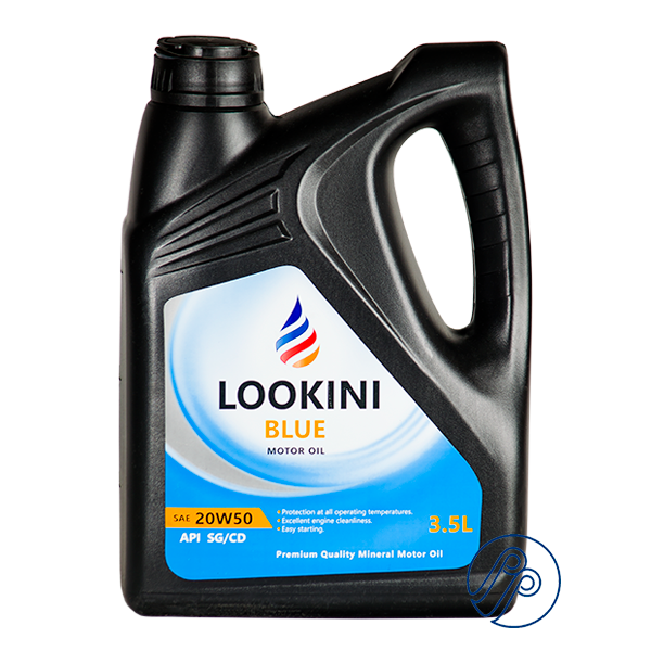 روغن موتور بلو LOOKINI API SG/CD SAE 20W50 حجم 4 لیتر