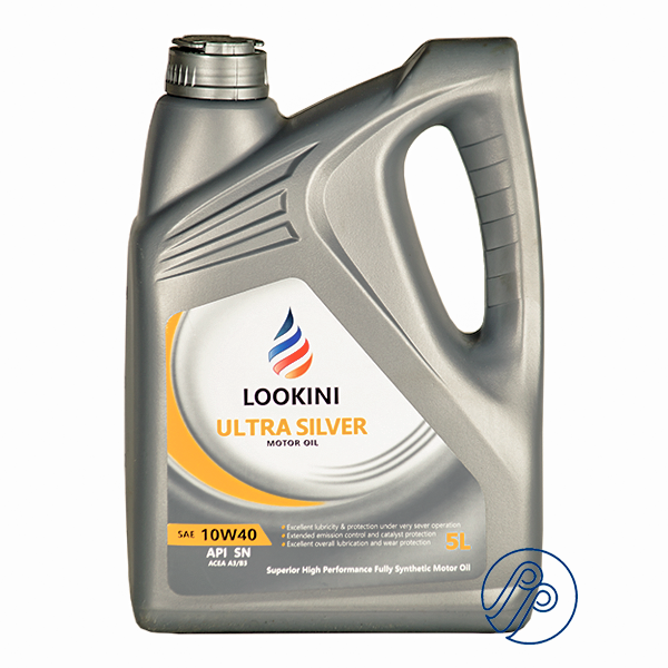 قیمت و خرید روغن موتور الترا سیلور LOOKINI API SN 10W40 حجم 5 لیتر