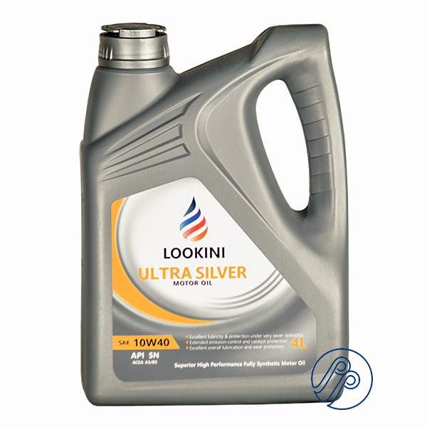 قیمت و خرید روغن موتور الترا سیلور LOOKINI API SN 10W40 حجم 4 لیتر