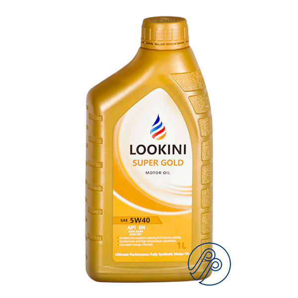قیمت و خرید روغن موتور سوپر گلد LOOKINI API SN SAE 5W40 حجم 1 لیتر