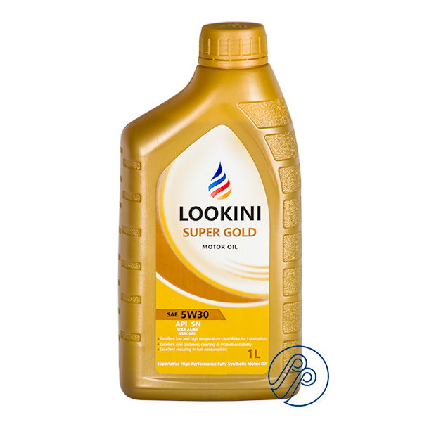 قیمت و خرید روغن موتورسوپر گلد LOOKINI API SN SAE 5W30 حجم 1 لیتر