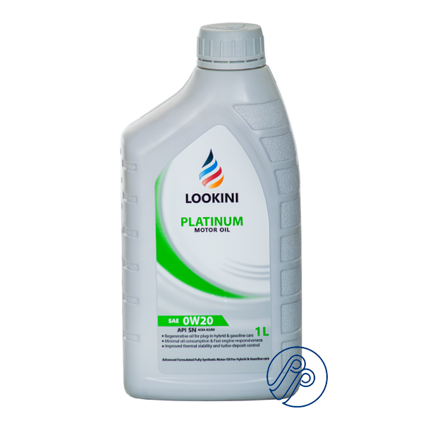 قیمت و خرید روغن موتور پلاتینیوم LOOKINI API SN SAE 0W20 حجم 1 لیتر