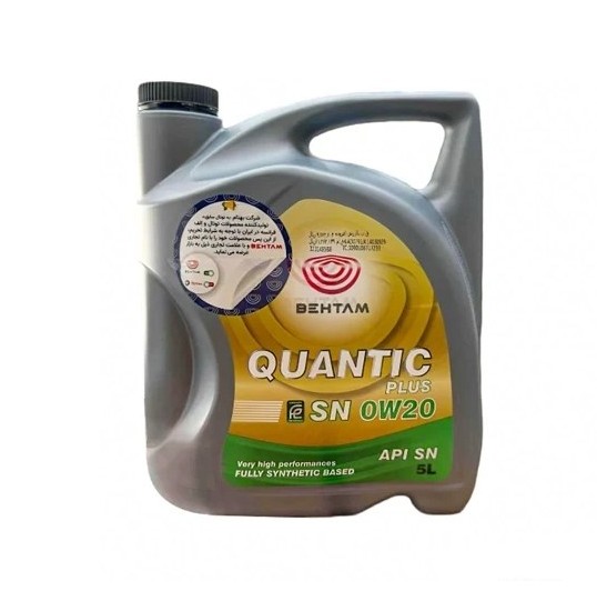 قیمت و خرید روغن موتور بهتام مدل SN 0W20 Quantic plus حجم 5 لیتر